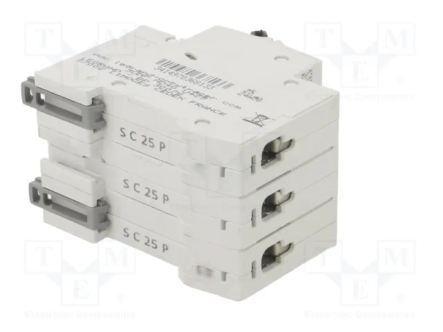 LEGRAND RX3 Interruptor magnetotérmico 25A 3P Característica C LEGRAND RX3 Interruptor magnetotérmico 25A 3P Característica C