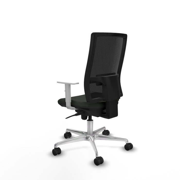 PIQUERAS Y CRESPO Silla de oficina Horna con mecanismo Sincro y reposabrazos blancos PIQUERAS Y CRESPO Silla de oficina Horna con mecanismo Sincro y reposabrazos blancos