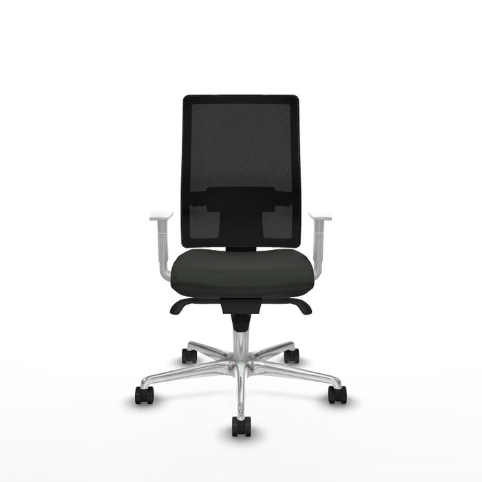 PIQUERAS Y CRESPO Silla de oficina Horna con mecanismo Sincro y reposabrazos blancos PIQUERAS Y CRESPO Silla de oficina Horna con mecanismo Sincro y reposabrazos blancos