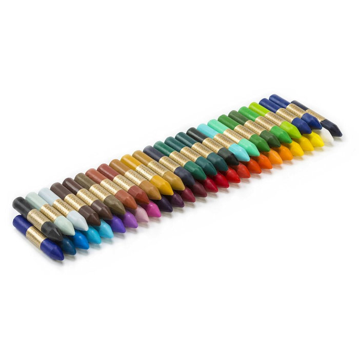 Manley Ceras de Colores Surtidos Estuche de 24 Unidades 60mm Manley Ceras de Colores Surtidos Estuche de 24 Unidades 60mm