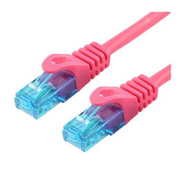 LOGON PROFESSIONAL Patch Cable U/UTP 0.25m Cat5e Magenta