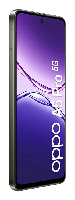 OPPO A5 Pro 5G Smartphone - 8GB RAM + 256GB, Pantalla 6.67" 120Hz, Cámara 50MP, Batería 5800 mAh, Android 15, Color Negro/Marrón