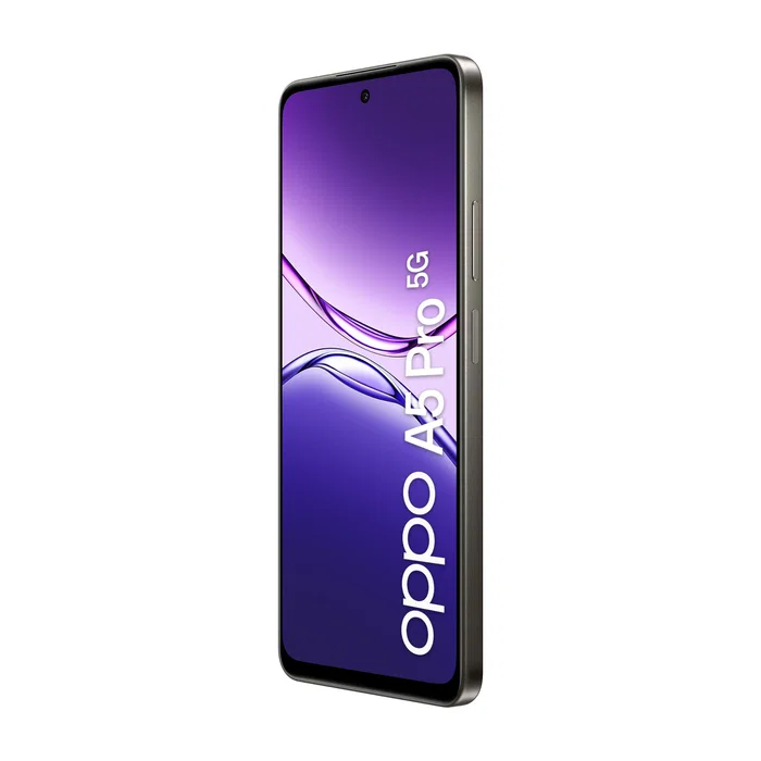 OPPO A5 Pro 5G Smartphone - 8GB RAM + 256GB, Pantalla 6.67" 120Hz, Cámara 50MP, Batería 5800 mAh, Android 15, Color Negro/Marrón