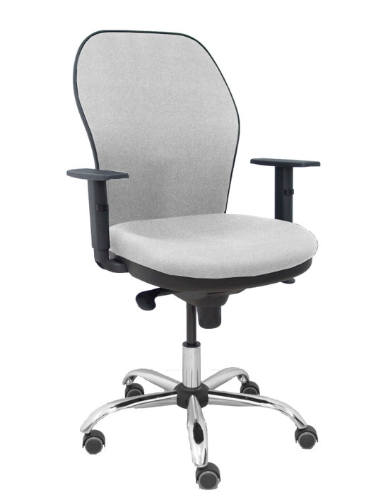 PIQUERAS Y CRESPO Silla de oficina Jorquera Gris claro con Mecanismo Sincro PIQUERAS Y CRESPO Silla de oficina Jorquera Gris claro con Mecanismo Sincro