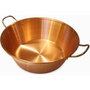 Baumalu Cuenco de mermelada de cobre 38 cm con asas de acero inoxidable