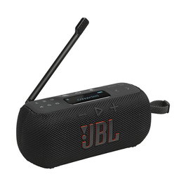 JBL Tuner 3 - Radio Portátil DAB+/FM Bluetooth 5.3 IP68 Resistente al Agua, Altavoz Integrado, USB-C, Batería 12h, 7W, Color Negro