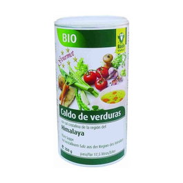 Raab Caldo Vegetal Bio con Sal del Himalaya sin Levadura 350g