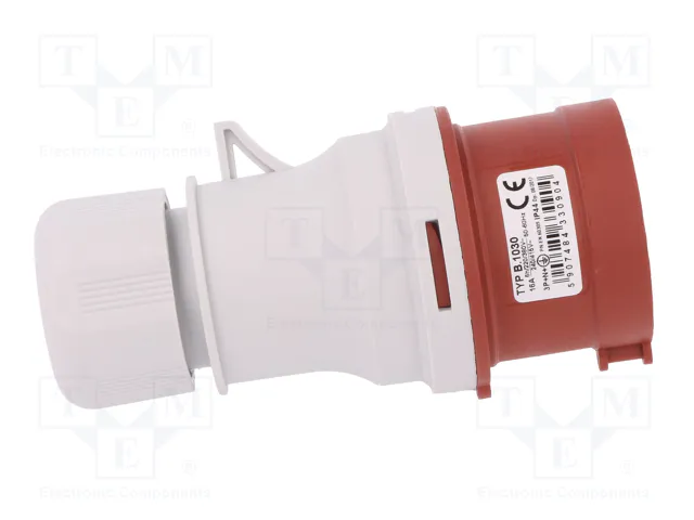 PAWBOL Enchufe Macho 16A Trifásico 5 Pines IEC 60309