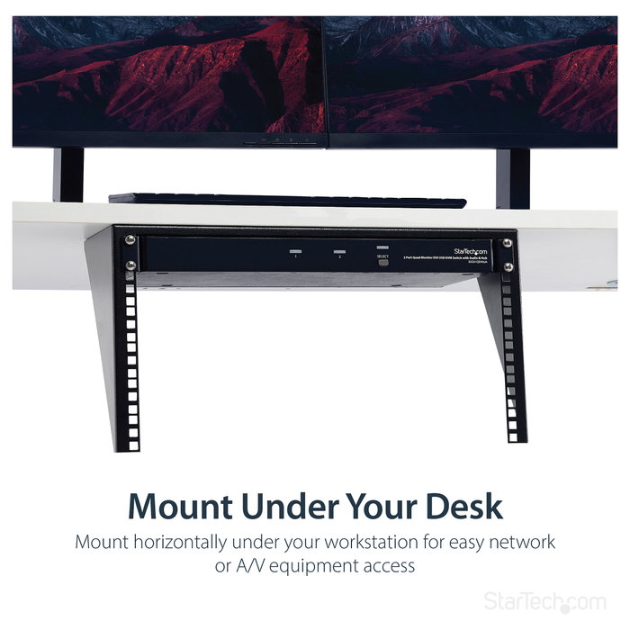 StarTech.com Armario Rack de Servidores Vertical de Pared 6U 19 Pulgadas de Acero Sólido