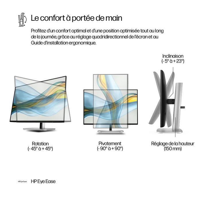 HP Monitor Series 5 Pro 24 inch WUXGA 524pn PVC Free para el trabajo HP Monitor Series 5 Pro 24 inch WUXGA 524pn PVC Free para el trabajo