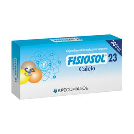 Specchiasol Fisiosol 23 Calcio 20 viales - Oligoelementos en solución acuosa para espasmofilia