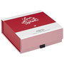 The Concept Factory Caja de Regalo 'Love Moment' Romántica, Plegable, 14x14x5.5 cm, Papel Rojo y Dorado