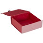 The Concept Factory Caja de Regalo 'Love Moment' Romántica, Plegable, 14x14x5.5 cm, Papel Rojo y Dorado