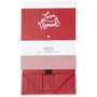The Concept Factory Caja de Regalo 'Love Moment' Romántica, Plegable, 14x14x5.5 cm, Papel Rojo y Dorado