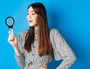 Q-connect Lupa eléctrica de mano con aro ABS, 3 aumentos y 3 bombillas LED