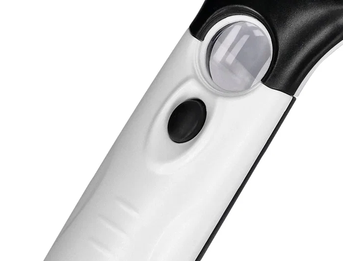 Q-connect Lupa eléctrica de mano con aro ABS, 3 aumentos y 3 bombillas LED Q-connect Lupa eléctrica de mano con aro ABS, 3 aumentos y 3 bombillas LED