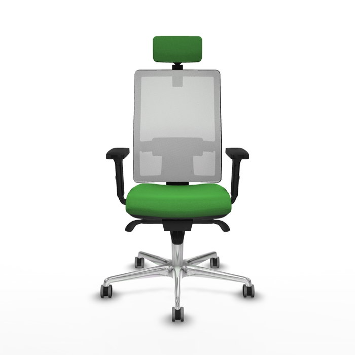 PIQUERAS Y CRESPO Silla de oficina Horna con Mecanismo Sincro Verde y Blanco PIQUERAS Y CRESPO Silla de oficina Horna con Mecanismo Sincro Verde y Blanco