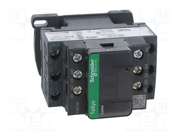 SCHNEIDER ELECTRIC Contactor TeSys D 5-polar 48VAC 10A NO x5