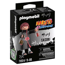 Playmobil Figura Acción Naruto Shippuden Sasori de Akatsuki con Accesorios y Placa Base