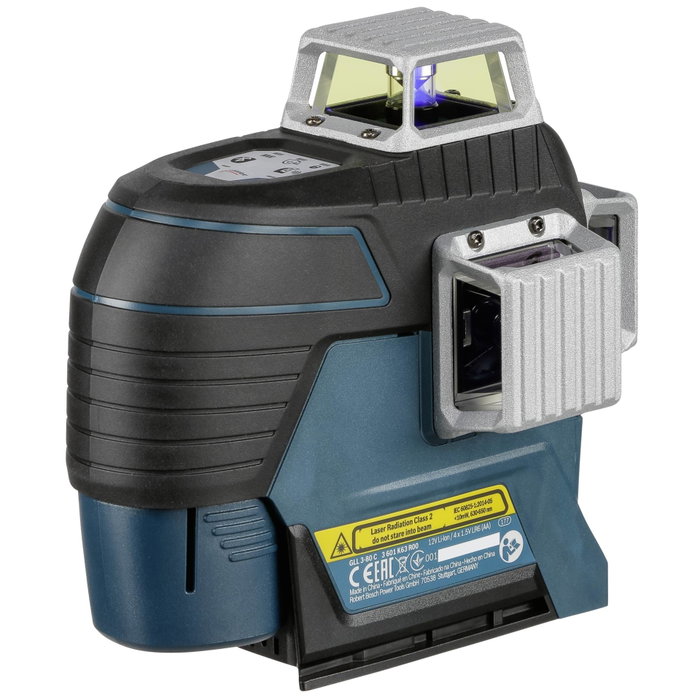 Bosch GLL 3-80 C Professional Nivel de línea láser de 3 ejes rojo