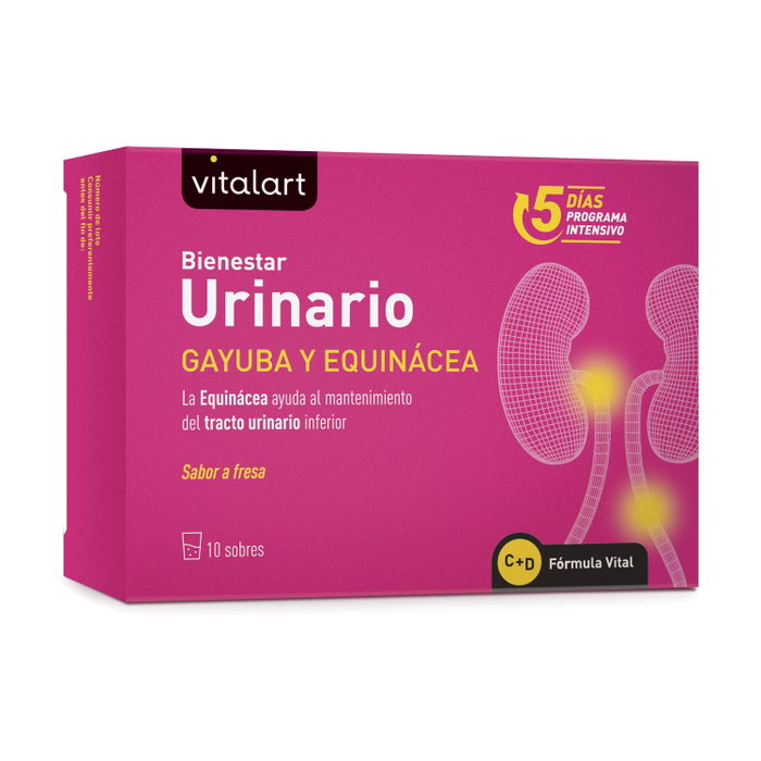 Vitalart Bienestar Urinario 10 sobres - Complemento alimenticio para el tracto urinario inferior Vitalart Bienestar Urinario 10 sobres - Complemento alimenticio para el tracto urinario inferior
