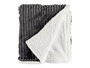 GIFTDECOR Manta Pana Gris Oscuro 36 x 36 x 8 cm (Set de 6)