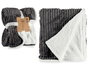 GIFTDECOR Manta Pana Gris Oscuro 36 x 36 x 8 cm (Set de 6)