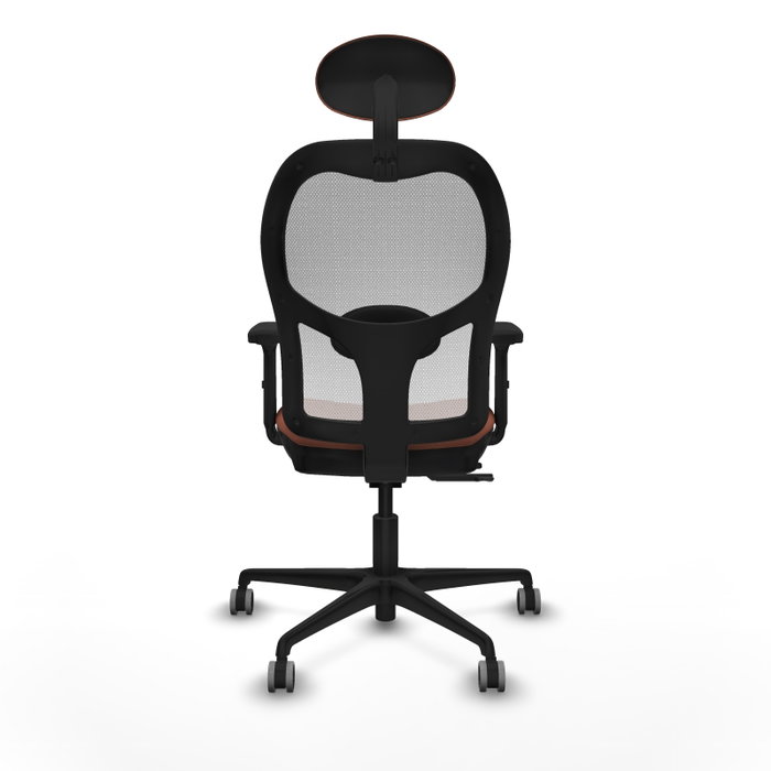 PIQUERAS Y CRESPO Silla de oficina Jorquera Marrón y Blanco PIQUERAS Y CRESPO Silla de oficina Jorquera Marrón y Blanco