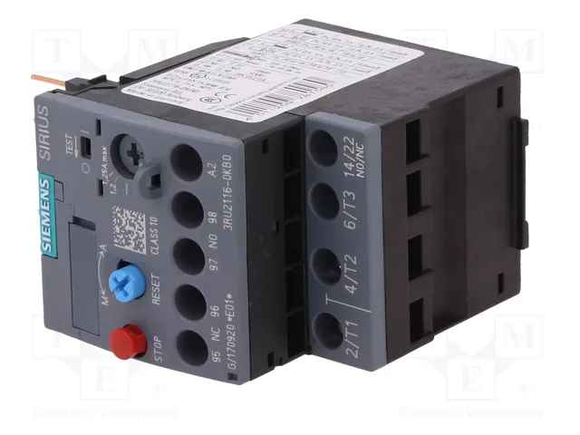 SIEMENS 3RU2116-0KB0 Relé térmico S00