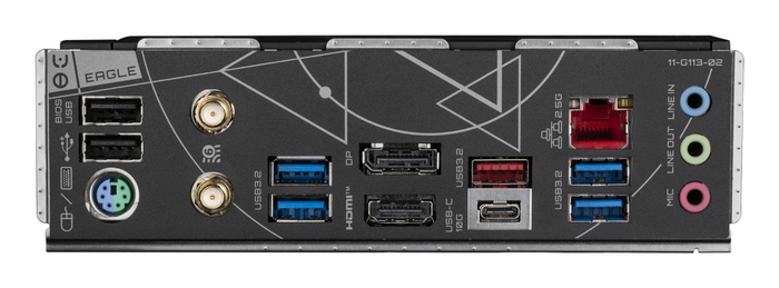 GIGABYTE Z790 EAGLE AX Placa Base - Socket LGA 1700, DDR5, Wi-Fi 6E, LAN 2.5GbE, Soporta CPUs Intel Core 14ª Gen