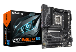 GIGABYTE Z790 EAGLE AX Placa Base - Socket LGA 1700, DDR5, Wi-Fi 6E, LAN 2.5GbE, Soporta CPUs Intel Core 14ª Gen