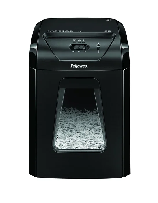 Fellowes Powershred 12C Destructora de papel Corte en Partículas Negra Fellowes Powershred 12C Destructora de papel Corte en Partículas Negra