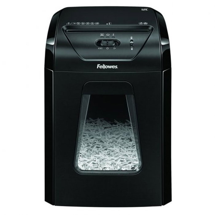 Fellowes Powershred 12C Destructora de papel Corte en Partículas Negra Fellowes Powershred 12C Destructora de papel Corte en Partículas Negra