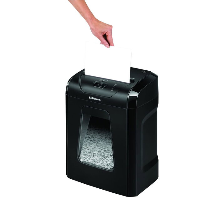 Fellowes Powershred 12C Destructora de papel Corte en Partículas Negra Fellowes Powershred 12C Destructora de papel Corte en Partículas Negra