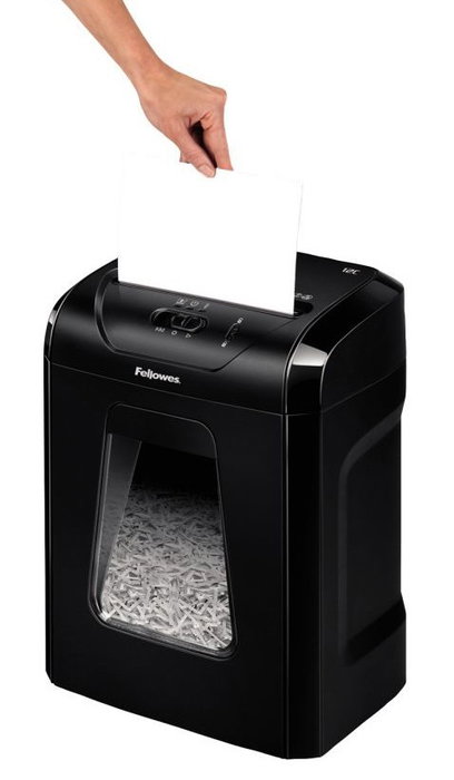 Fellowes Powershred 12C Destructora de papel Corte en Partículas Negra Fellowes Powershred 12C Destructora de papel Corte en Partículas Negra