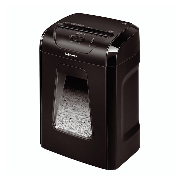 Fellowes 12C Destructora de papel, corte en partículas, Negro Fellowes 12C Destructora de papel, corte en partículas, Negro