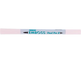 Tsukineko Rotulador Dual Caligrafía Transparente 3,7/2,0mm para Emboss