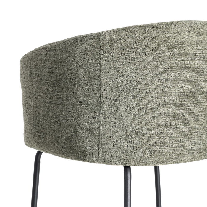 Silla Verde Tejido-Metal Salón 60,50 X 55 X 78,50 cm (Set de 2)