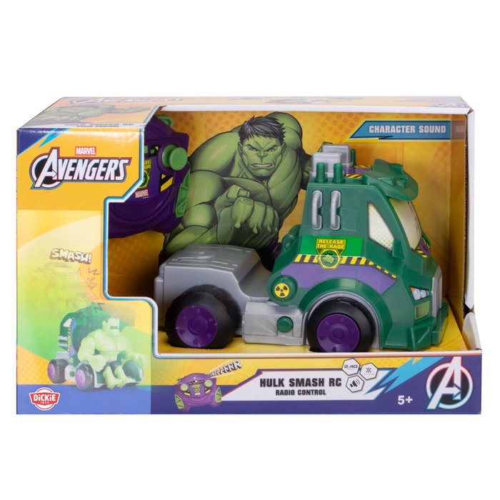 JADA TOYS Vehículo Radio Control Hulk Smash Los Vengadores Avengers Marvel Escala 1:24