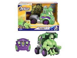 Smoby Coches Radio Control Hulk Coche de Juguete a Escala 1:24 con Sonidos, para Niños 5 Años en Adelante, Incluye Mando