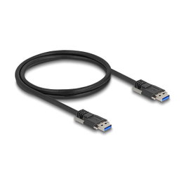 DeLOCK Cable USB 3.2 Gen 1 Tipo-A a Tipo-A 1 m Negro