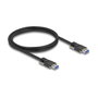 DeLOCK Cable USB 3.2 Gen 1 Tipo-A a Tipo-A 1 m Negro