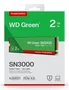 Western Digital Green SN3000 2 TB M.2 NVMe PCIe Gen4 SSD