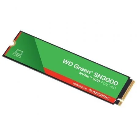 WD Green SN3000 NVMe SSD 2TB WDS200T4G0E | M.2 2280 PCIe Gen4 x4 | Hasta 5000 MB/s de lectura, 4200 MB/s de escritura WD Green SN3000 NVMe SSD 2TB WDS200T4G0E | M.2 2280 PCIe Gen4 x4 | Hasta 5000 MB/s de lectura, 4200 MB/s de escritura