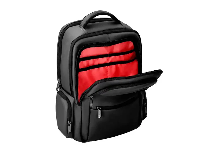 Antartik Mochila Volt 23L Negro Interior Rojo 450x180x330mm 5 Compartimentos