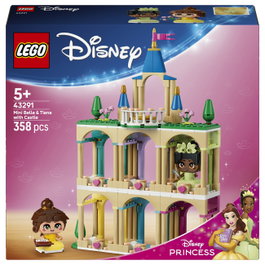 LEGO Disney Princess 43291 Bella y Tiana Miniaturas con Castillo