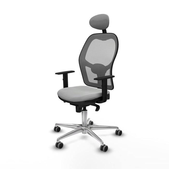 PIQUERAS Y CRESPO Silla de oficina Jorquera Gris con mecanismo Sincro PIQUERAS Y CRESPO Silla de oficina Jorquera Gris con mecanismo Sincro