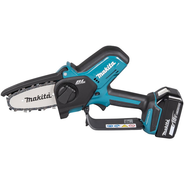 Makita Motosierra de Podar DUC101Z sin Batería, 18V, 10 cm, 8 m/s, Motor 320W, Depósito Aceite 0.055 L, 76 dB, Color Negro/Azul Makita Motosierra de Podar DUC101Z sin Batería, 18V, 10 cm, 8 m/s, Motor 320W, Depósito Aceite 0.055 L, 76 dB, Color Negro/Azul