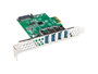 Lanberg PCE-US3-004 Tarjeta de extensión PCIe con 4 puertos USB 3.2 Gen 1