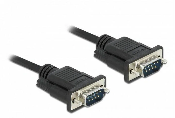 DeLOCK Cable de serie RS-232 D-Sub 9 macho a macho 3 m